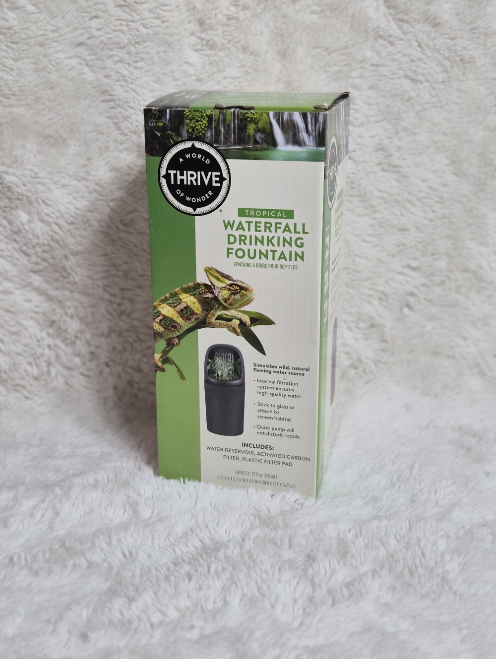 Thrive Tropical Waterfall Drinking Fountain  For Reptiles